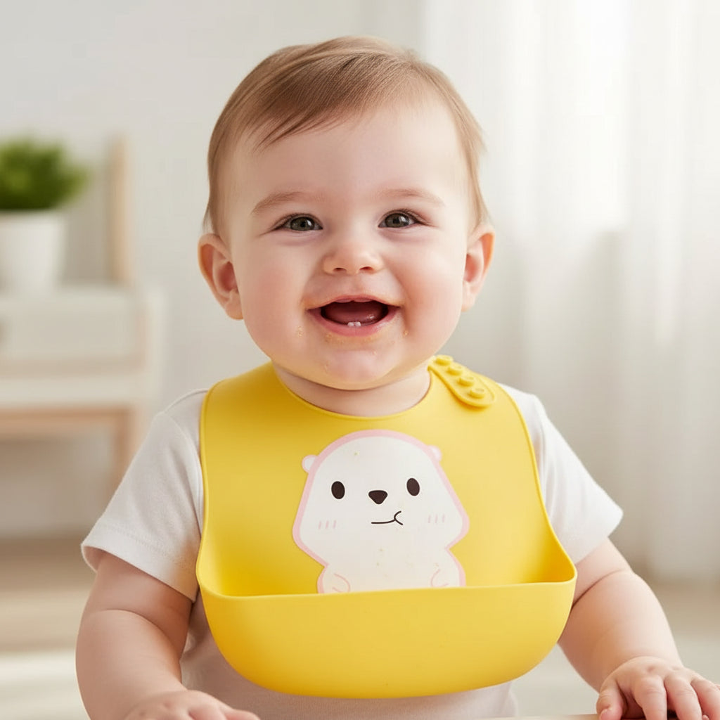 Baby Bib with Rice Pocket 5 pcs