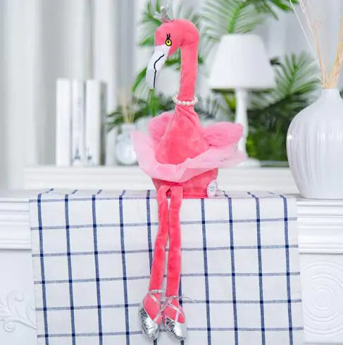 Singing Flamingo Plush Toy - Electric Kids Toy for Fun