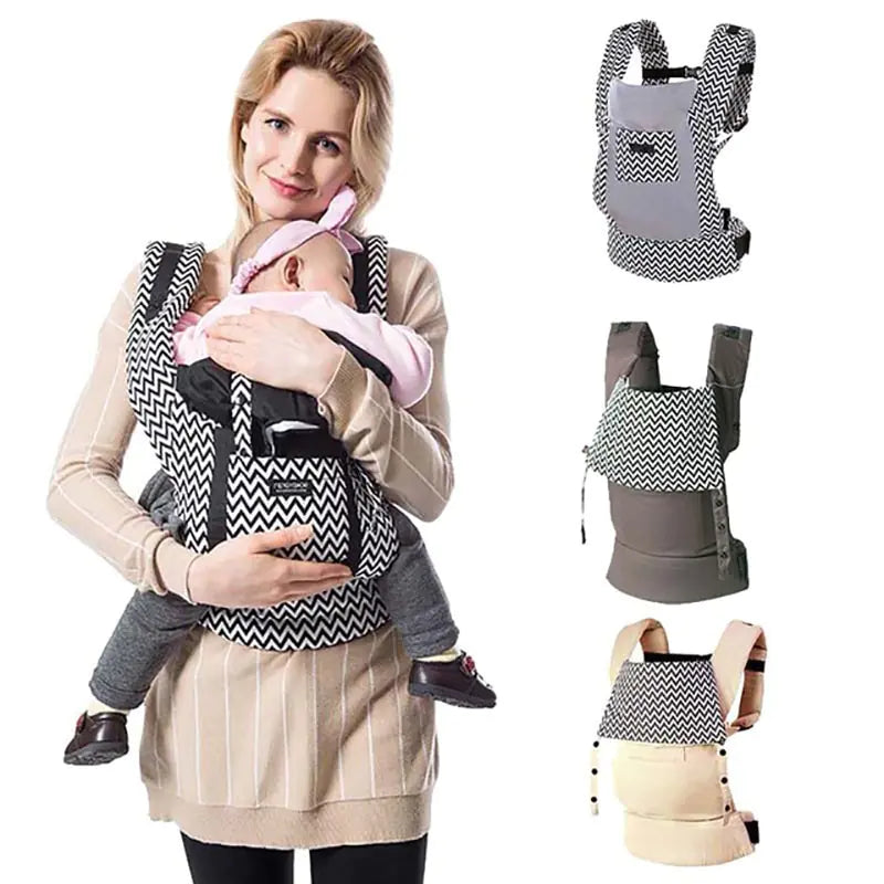 Compact Baby Carrier with Storage Bag for All Seasons