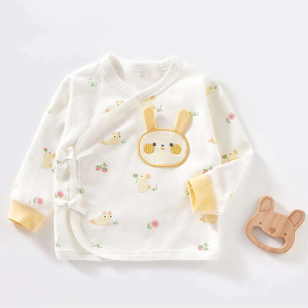 Ultra-Thin Cotton Tops for Newborns (0-1 Years)