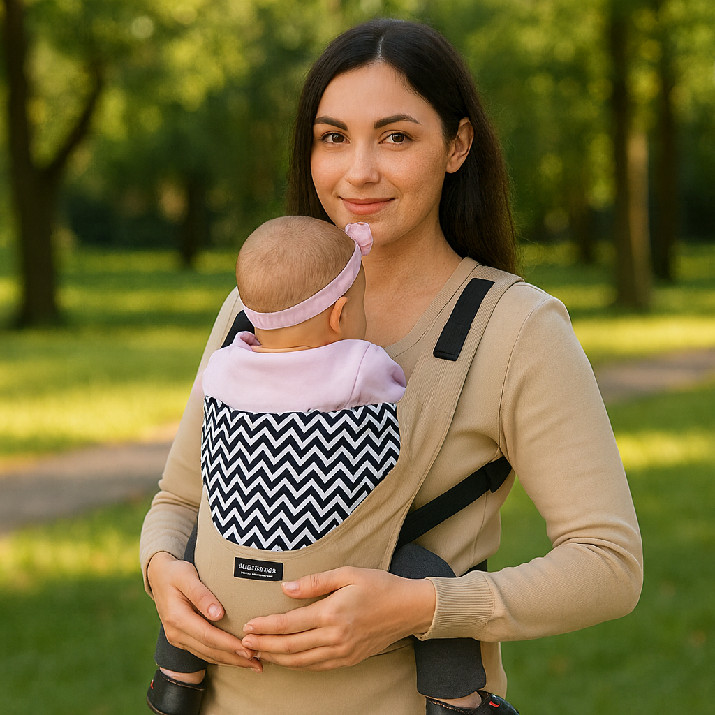 Compact Baby Carrier with Storage Bag for All Seasons