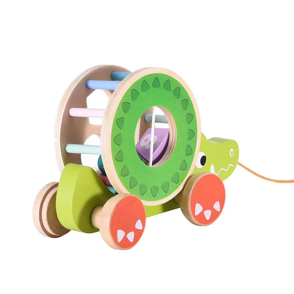 Wooden Educational Toy - Multi-Functional Animal Pull Toy