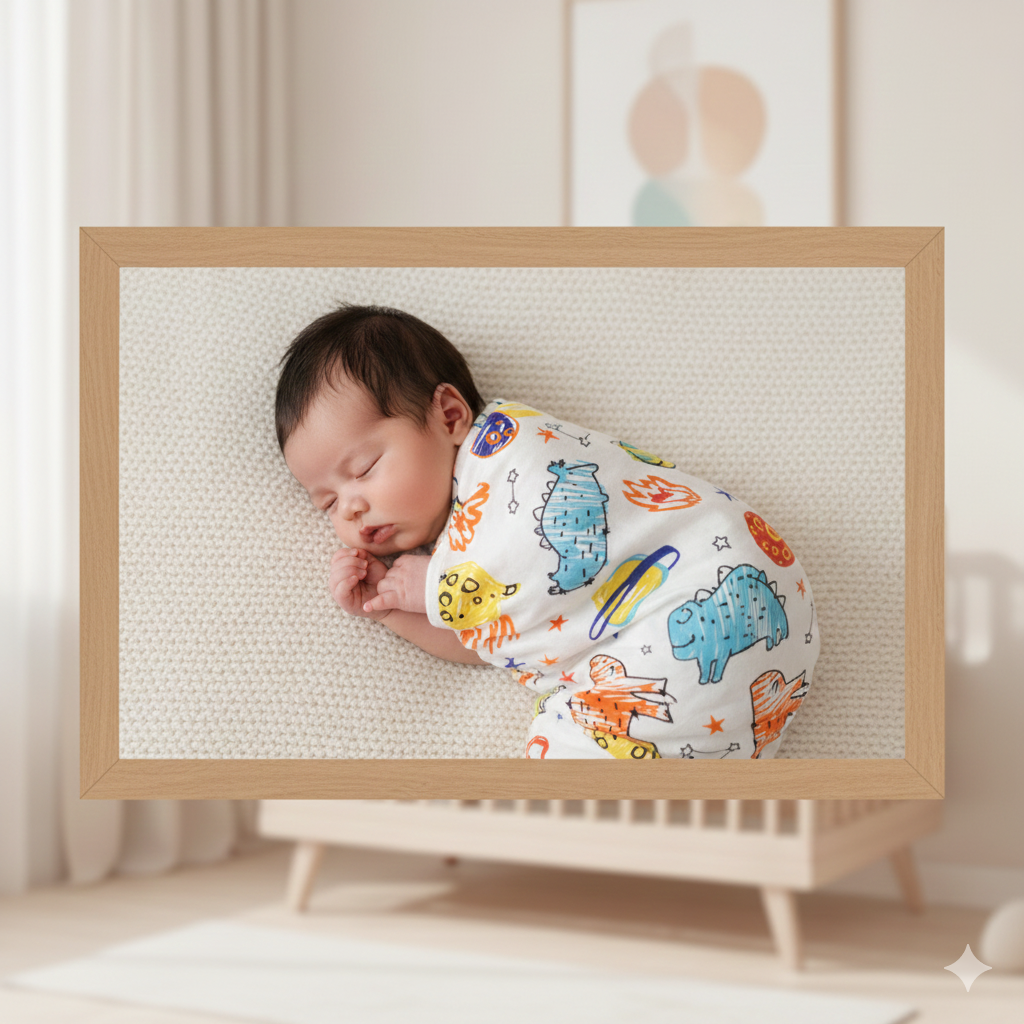 Newborn Cotton Gauze Baby Feeding Towels - 8 Packs