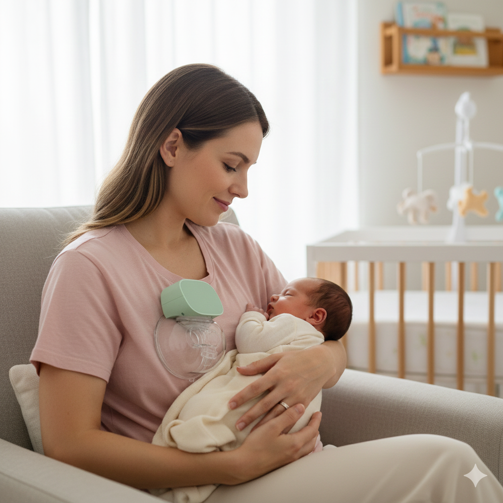 USB Rechargeable Hands-Free Electric Breast Pump