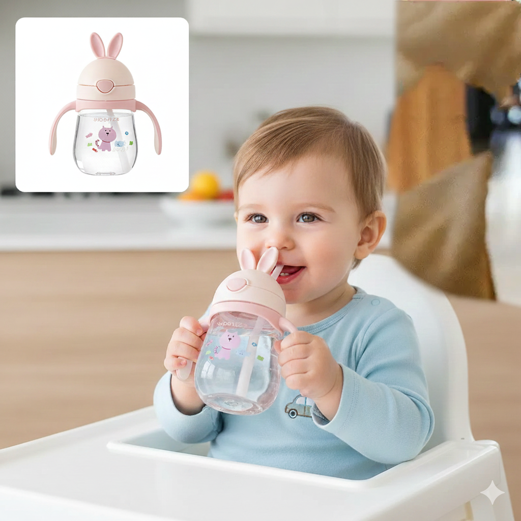 Cute Graduated Milk Baby Drinking Cup