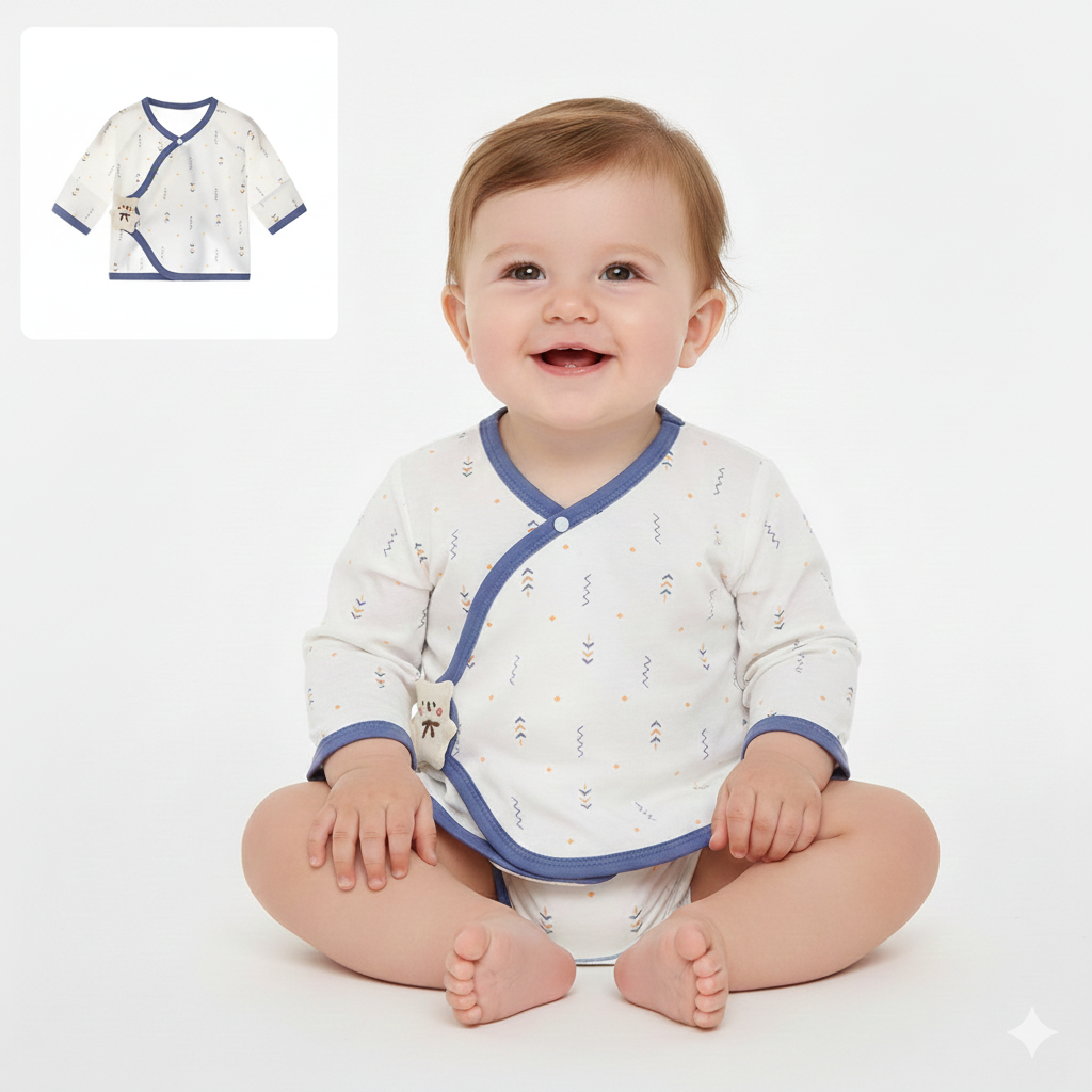 Ultra-thin Cotton Summer Pajamas for Newborns (0-1Y)