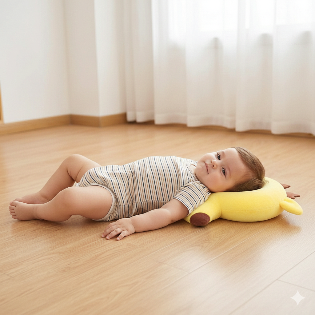 Cute Deer Star Baby Toddler Head Pillow