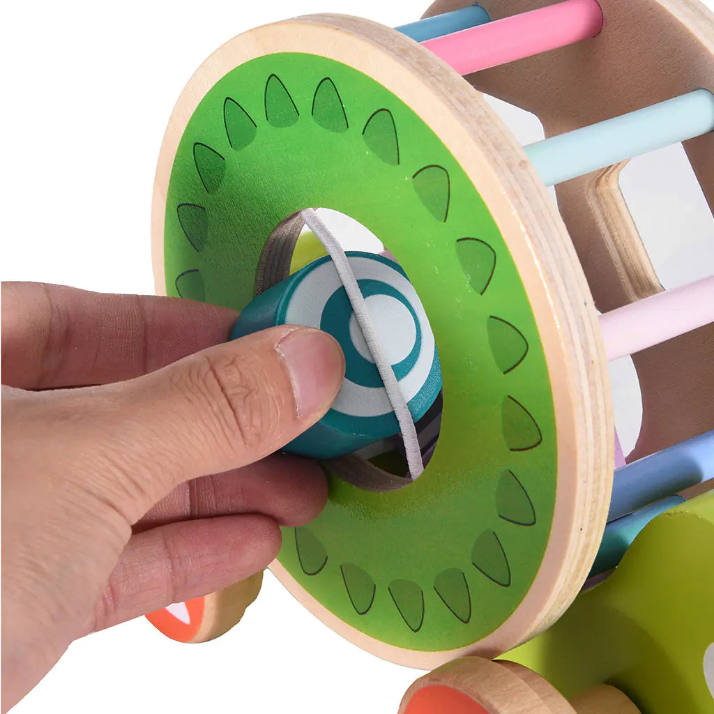 Wooden Educational Toy - Multi-Functional Animal Pull Toy