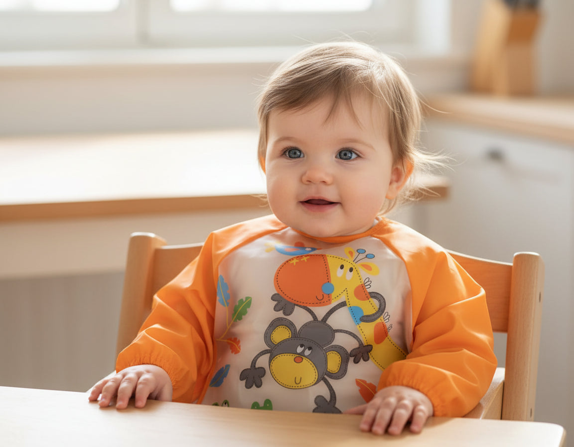 Cute Waterproof Bibs for Toddlers (Boys & Girls)